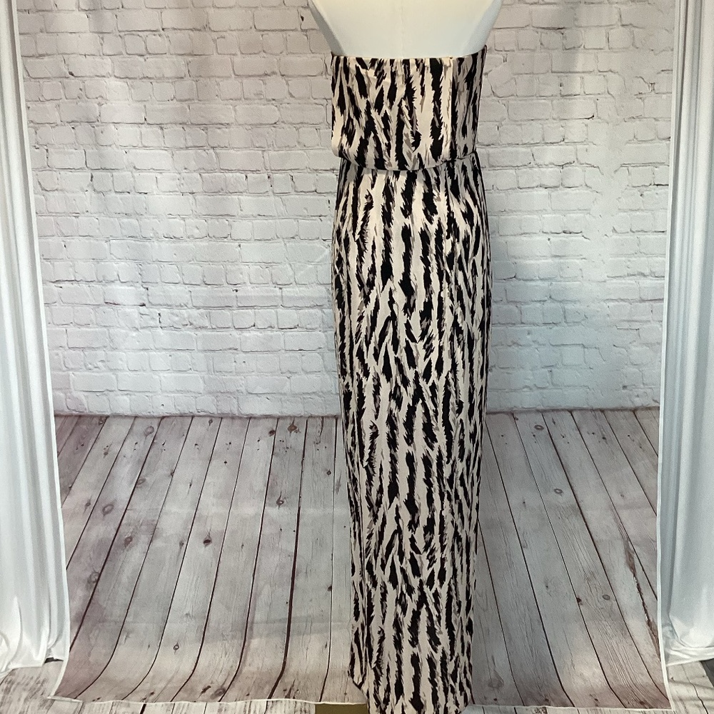 760. BCBG “JESSE” Geo Print Scalloped Skirt | NWT | Size 12 | Maxi & Mini Combo